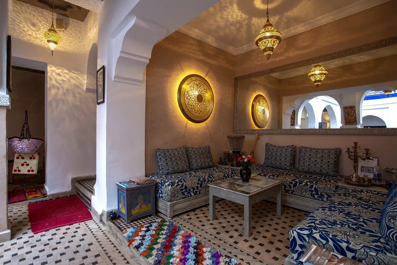 Salon du Riad Ciel d’Orient